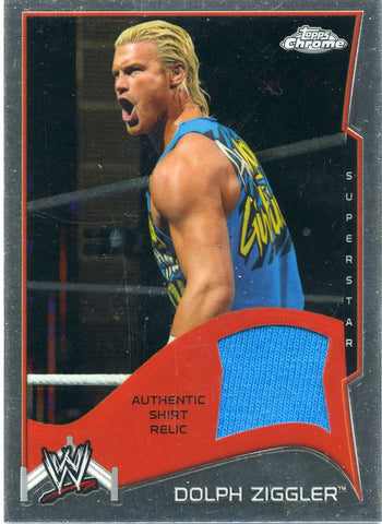 2014 Topps WWE Chrome Dolph Ziggler Authentic Shirt Relic