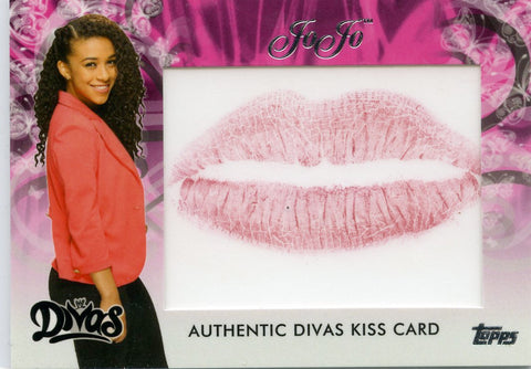 2014 Topps WWE Jo Jo Authentic Divas Kiss Card