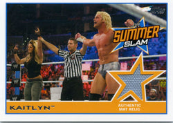 2014 Topps WWE Dolph Ziggler Summerslam 2013 Authentic Mat Relic