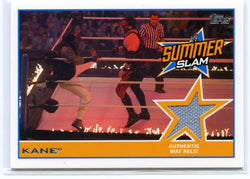 2014 Topps WWE Kane Summerslam 2013 Authentic Mat Relic