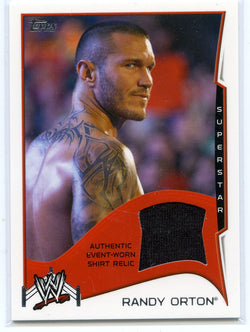 2014 Topps Chrome WWE Randy Orton Authentic Shirt Relic