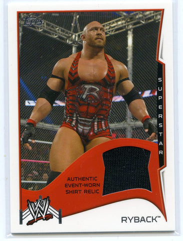 2014 Topps WWE Ryback Authentic Event-Worn Shirt Relic