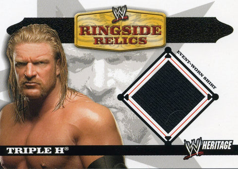 2006 Tops WWE Heritage Ringside Relics Triple H Event-Worn Shirt