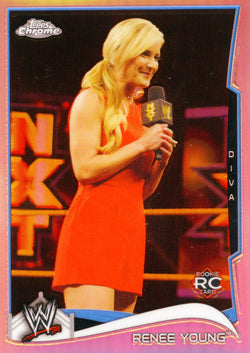 2014 Topps Chrome Refractor Renee Young #83