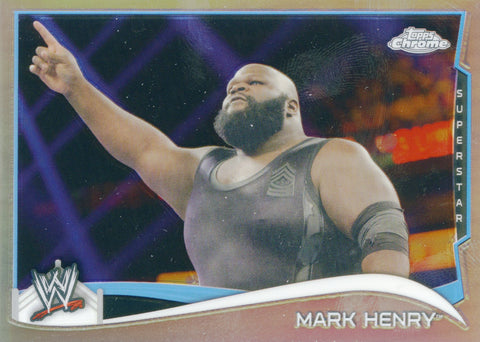 2014 Topps Chrome Refractor Mark Henry #81