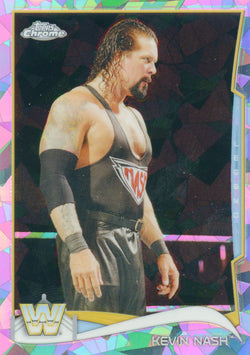 2014 Topps Chrome WWE Kevin Nash Atomic Refractor Parallel Card #104