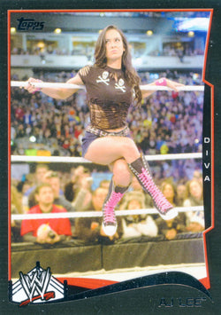 2014 Topps WWE AJ Lee Black Parallel Card #1