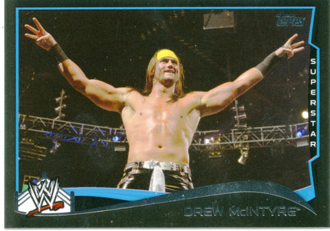 2014 Topps WWE Drew McIntyre Black Parallel Card #66