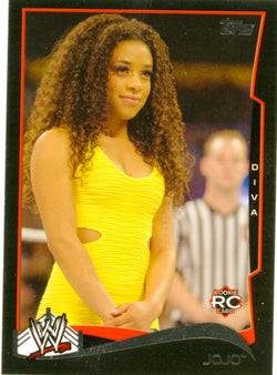 2014 Topps WWE JoJo Black Parallel Card #26