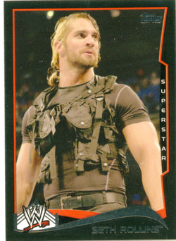 2014 Topps WWE Seth Rollins Black Parallel Card #46