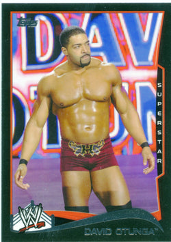 2014 Topps WWE David Otunga Black Parallel Card #15