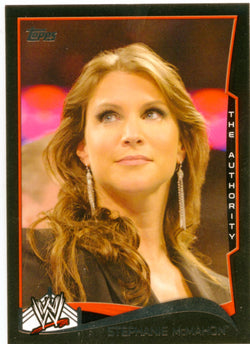 2014 Topps WWE Stephanie McMahon Black Parallel Card #47