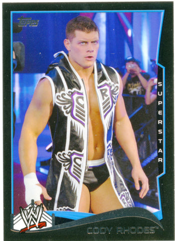 2014 Topps WWE Cody Rhodes Black Parallel Card #62