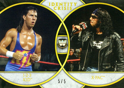 2018 Topps WWE Legends Identity Crisis X-Pac Black #5/5