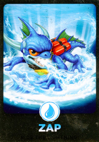 2012 Topps Skylanders Giants Silver Foil Zap