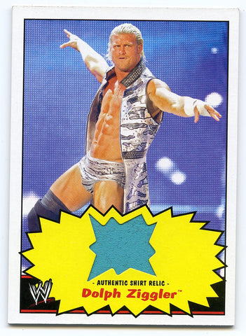 2012 TOPPS WWE HERITAGE DOLPH ZIGGLER AUTHENTIC RELIC CARD