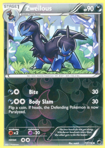 Pokemon Foil Zweilous